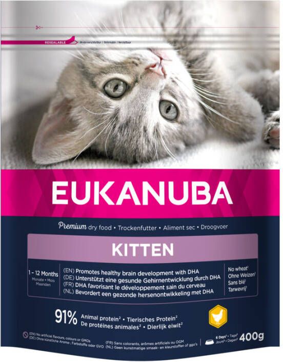 Eukanuba Kattenvoer Kitten Healthy Start 400 gr