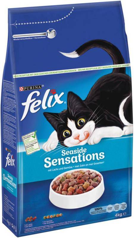 FELIX Seaside Sensations Zalm&amp;Groenten Kattenvoer 1 kg