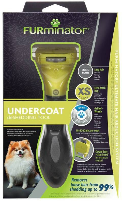 Furminator Hond Lang Haar Hondenvachtkam Geel