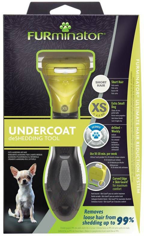 Furminator Deshedding Dog Undercoat XS Short Hair