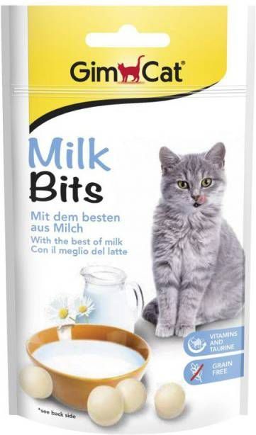 GimCat Milk Bits Kattensnack Melk 40 g