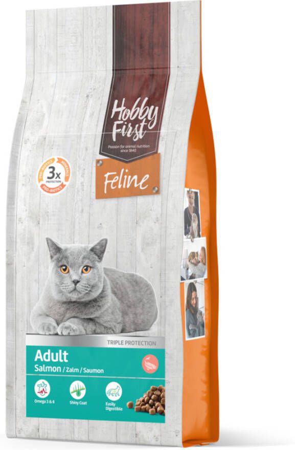 HobbyFirst Feline Adult Zalm Kattenvoer 1.5 kg