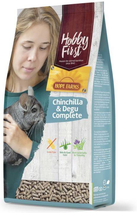 HobbyFirst Hope Farms Chinchilla & Degu Complete Chinchillavoer 1.5 kg