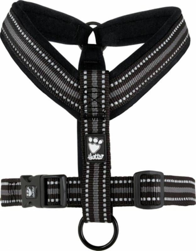 Hurtta Padded Tuig Y Model Zwart Hondenharnas 60cm