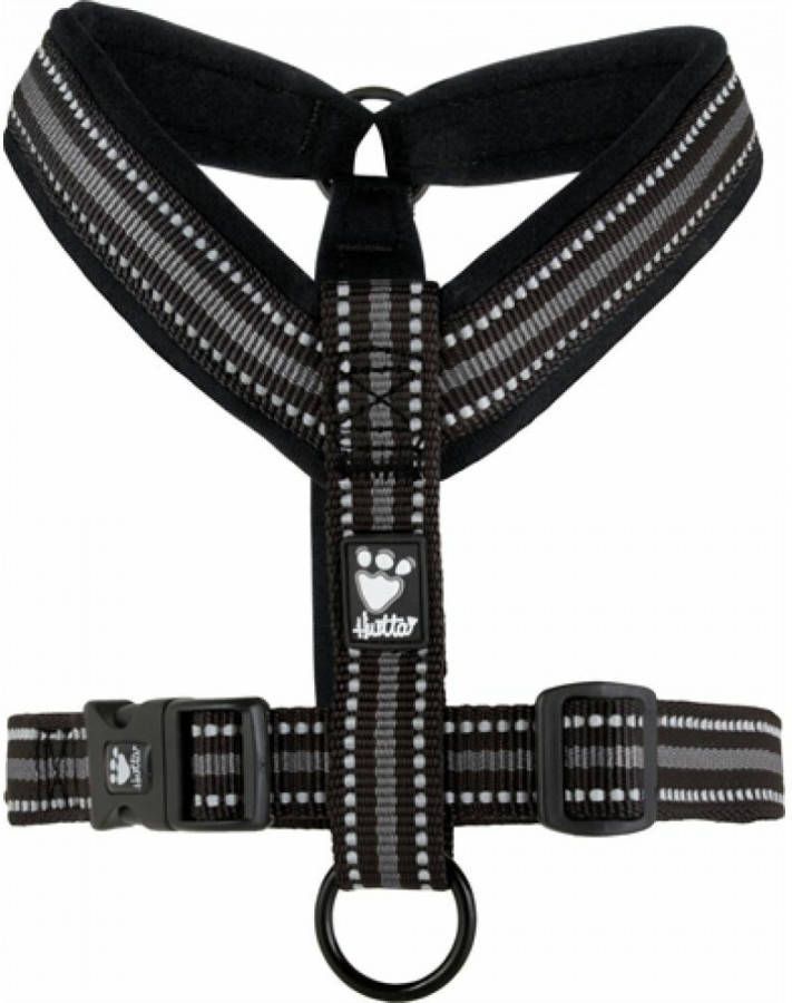Hurtta Padded Tuig Y Model Zwart Hondenharnas 70cm