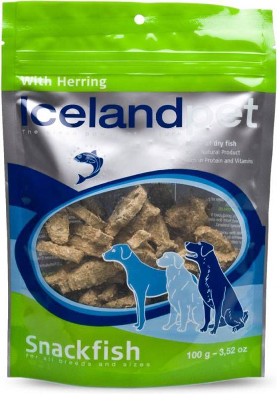 Icelandpet Snackfish Hondensnack Haring 100 gr
