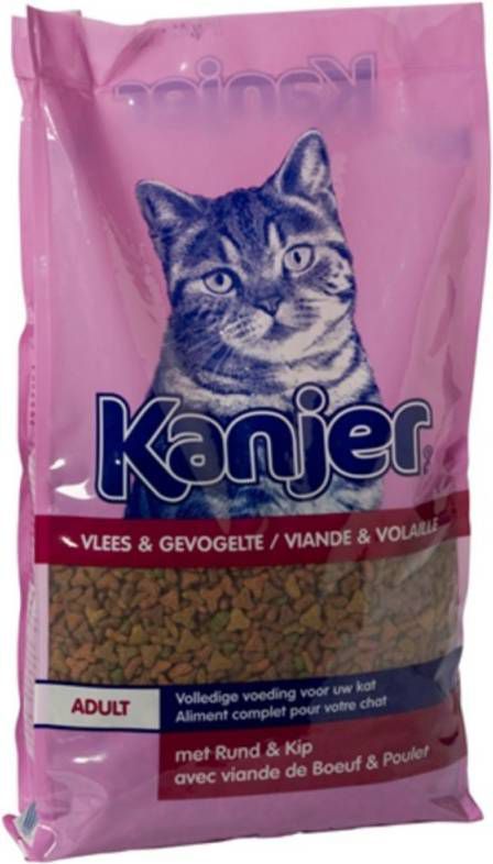 Kanjer Kattenbrokken Vlees Gevogelte 10 kg