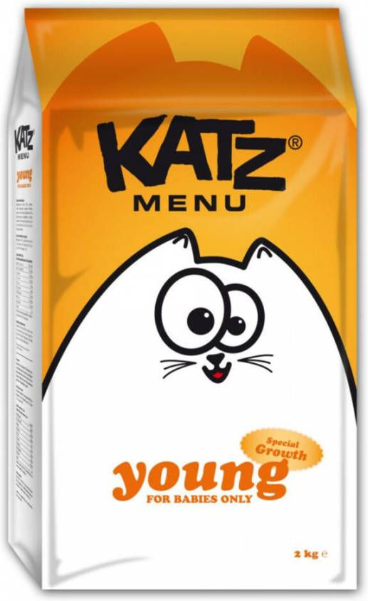 Katz Menu Young kattenvoer 2 kg + 2 kg gratis