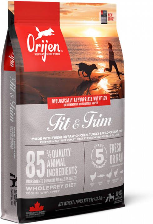 Orijen Hondenvoer Whole Prey Fit&amp, Trim 11, 4 kg