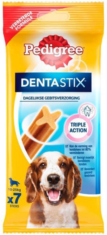 Pedigree Dentastix Medium hondensnack 10 25 kg Pakje 7 stuks