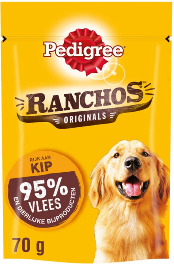 Pedigree Ranchos 70 g Hondensnacks Kip