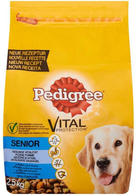Pedigree Senior 8plus Complete Hondenvoer Kip Rijst 2.5 kg