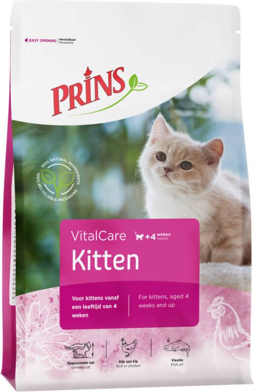 Prins Vitalcare Kitten Gevogelte Kattenvoer 400 g