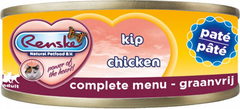 Renske paté kip nat kattenvoer(70 gram)2 trays(48 x 70 gr )