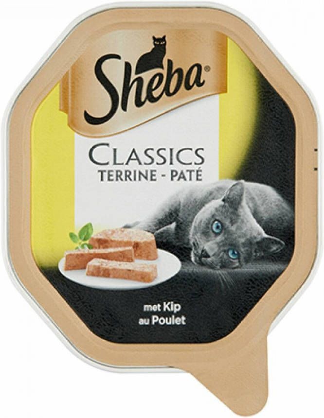 Sheba Alu Classic Pate 85 g Kattenvoer Kip