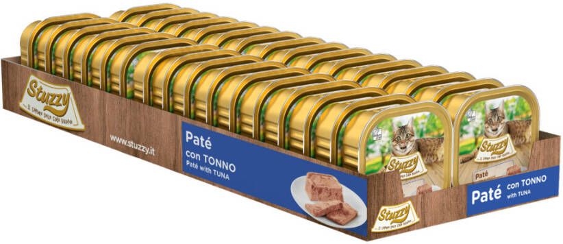 Stuzzy 32x Kattenvoer Paté Tonijn 100 gr