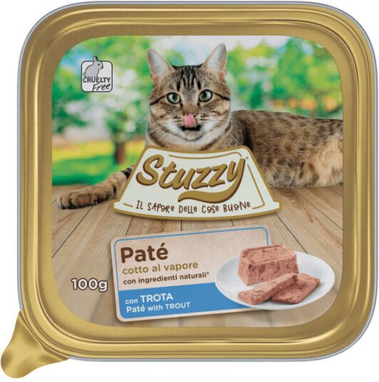 Mister Stuzzy Cat Paté 100 g Kattenvoer Forel