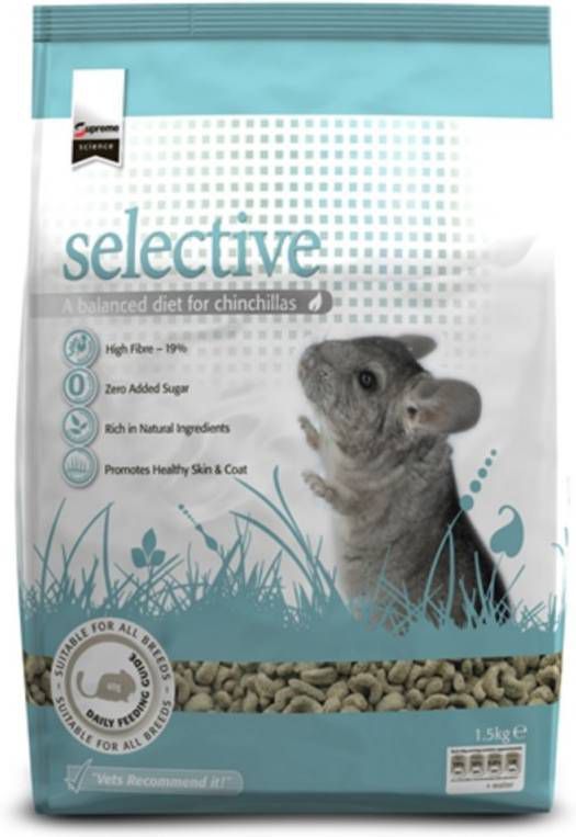Supreme Science Selective Chinchilla Chinchillavoer 1.5 kg