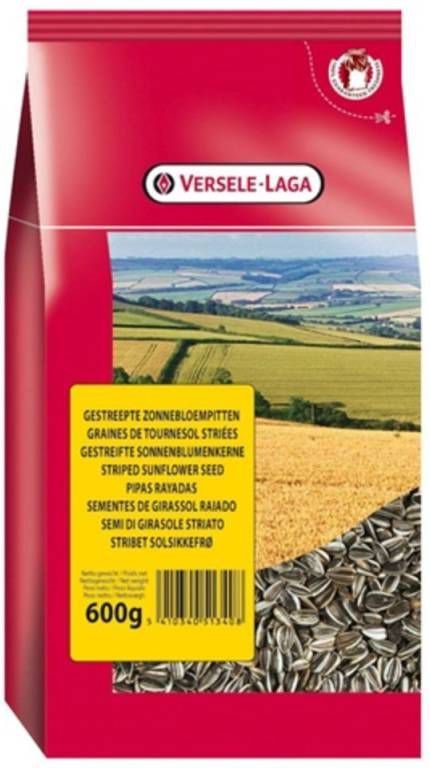 Versele Laga Gestreepte Zonnebloempitten Vogelvoer 600 g