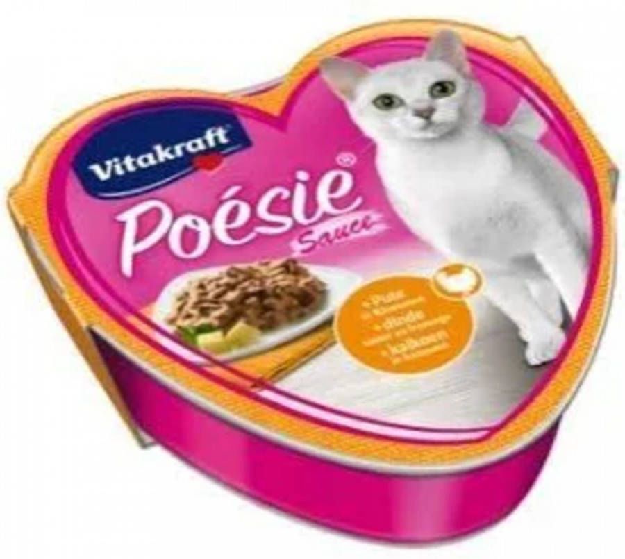 Vitakraft Poésie Creation In Saus Alu 85 g Kattenvoer Koolvis&Pasta&Tomaat
