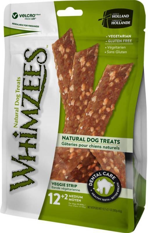 Whimzees Stix Stazak Hondensnacks Dental 14 stuks Medium