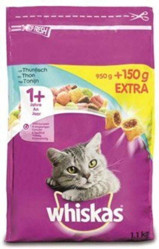 Whiskas Brokjes Adult Kattenvoer Tonijn 950 g