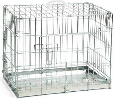 Beeztees Hondenbench Verzinkt 2 Deurs 62 x 44 x 49 cm