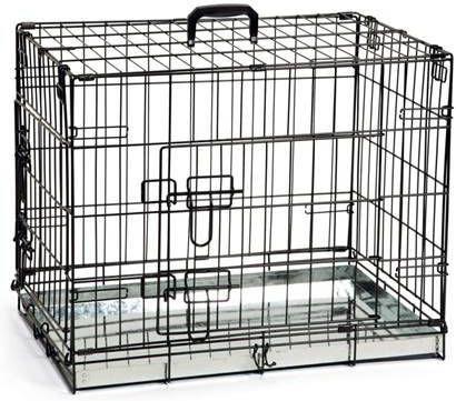 Beeztees Hondenbench 62x44x49 cm zwart