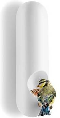 Eva Solo Vogel Voederbuis Voor Muur 33.5 Cm Wit