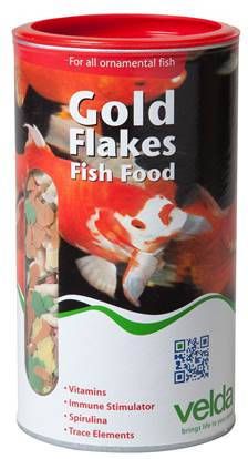 Velda 5 stuks Gold Flakes Basic Food 100x50 ml