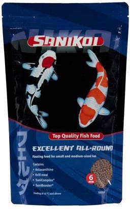 Velda 5 stuks Karpervoer Sanikoi Excelent allround 6 mm 1 liter