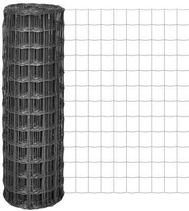 vidaXL Euro hek 10x1, 2 m met 100x100 mm gaas staal