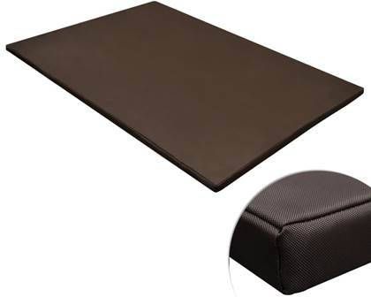 vidaXL Hondenmat plat rechthoekigbruin