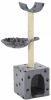 VidaXL Kattenkrabpaal met sisal krabpalen 105 cm pootafdrukken grijs online kopen