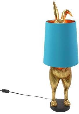 WV Design Tafellamp Hiding Bunny Gold Turquoise