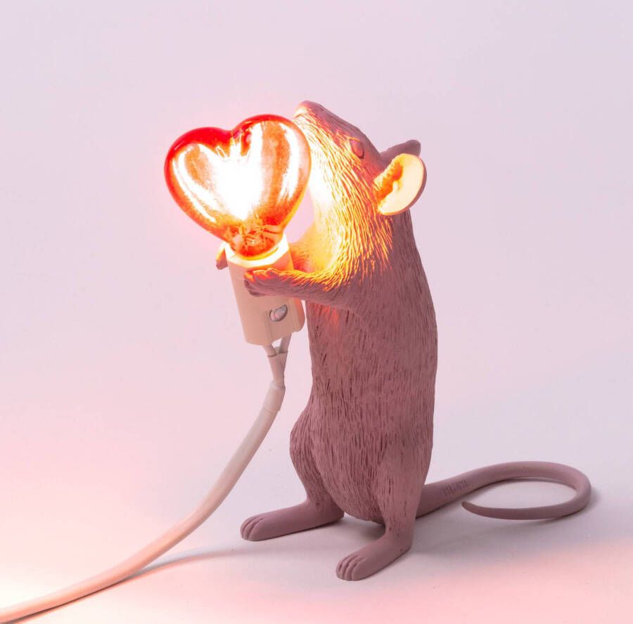 Seletti LED decoratie tafellamp Mouse Lamp USB Valentine
