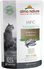 Almo Nature Cat Plus Kattenvoer Sardine 24 x 55 gram