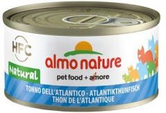 Almo Nature Hfc Cat Natural Blik 70 g Kattenvoer Atlantische Tonijn Classic