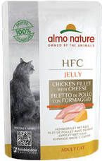 Almo Nature HFC Jelly Maaltijdzakje Kipfilet & Kaas 24 x 55 g