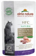 Almo Nature HFC Natural Kattenvoer Kipfilet en Eendenfilet 24 x 55 gr