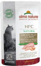 Almo Nature HFC Natural Maaltijdzakje Kipfilet & Ham 24 x 55 g