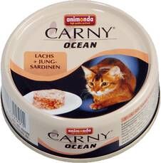Animonda Carny Ocean Zalm + Jonge Sardines(12x80 gr. )