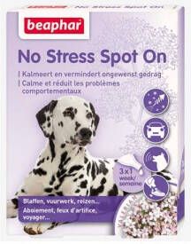 Beaphar No Stress Spot On Hond 3 pipetten + No Stress Verdamper