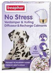 Beaphar No Stress Verdamper hond incl. vulling Combipack Verdamper incl. vulling + No stress spot on 3 pipetten