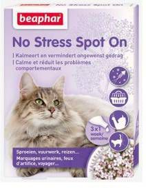 Beaphar No Stress Spot On Kat 3 pipetten + No Stress Verdamper