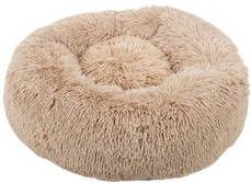 Beeztees Yali Pluche Hondenmand Beige 60 cm