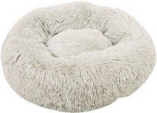 Beeztees Yali Pluche Hondenmand Lichtgrijs 60 cm