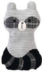 Designed by Lotte hondenspeelgoed wasbeer Lirca textiel grijs 25, 5 cm