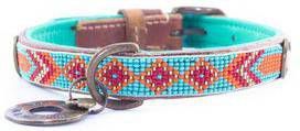 DWAM Halsband Paddy Lee Turquoise Hondenhalsband 29 33x2 cm