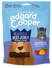 Edgard&Cooper Beef Jerky Hondensnacks Rund Aardbei Mango 150 g